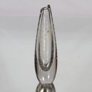 Humppila maljakko, kirkas, suunnittelija Mikko Helander, pieni