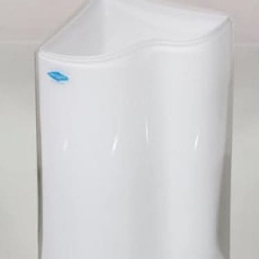 Nuutajärvi Sonetti maljakko, valkoinen, suunnittelija Kerttu Nurminen,