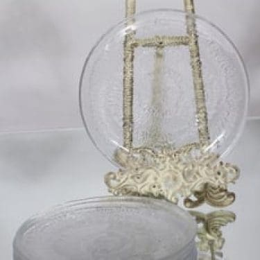 Iittala Solaris lautaset, kirkas, 6 kpl, suunnittelija Tapio Wirkkala,