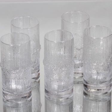 Iittala Niva lasit, 20 cl, 5 kpl, suunnittelija Tapio Wirkkala, 20 cl