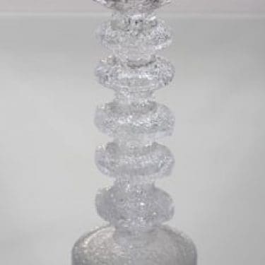 Iittala Festivo kynttilänjalka, kirkas, suunnittelija Timo Sarpaneva,