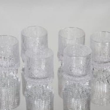 Iittala Ultima Thule snapsilasit, 5 cl, 6 kpl, suunnittelija Tapio Wirkkala, 5 cl