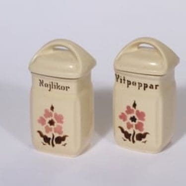 Arabia EB 1 maustepurkit, 2 kpl, suunnittelija , pieni, puhalluskoriste