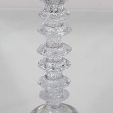 Iittala Festivo kynttilänjalka, kirkas, suunnittelija Timo Sarpaneva,