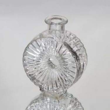 Riihimäen lasi Aurinkopullo koristepullo, pieni 1/4, suunnittelija Helena Tynell, pieni 1/4