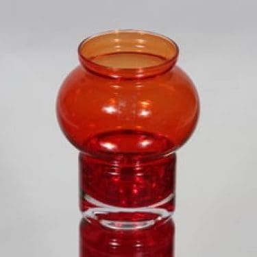 Riihimäen lasi Välkky tuikkulyhty, punainen, suunnittelija Tamara Aladin,