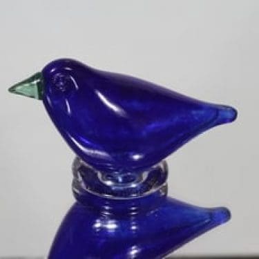 Pauli Partanen koristelintu, signeerattu, suunnittelija Pauli Partanen, signeerattu, pieni