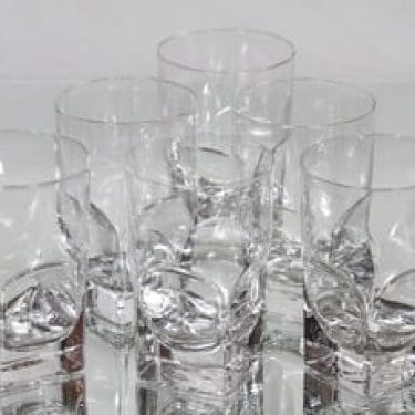 Nuutajärvi Contact lasit, 30 cl, 6 kpl, suunnittelija Pertti Santalahti, 30 cl