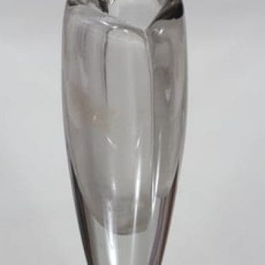 Nuutajärvi Usva maljakko, signeerattu, suunnittelija Kaj Franck, signeerattu, massiivinen