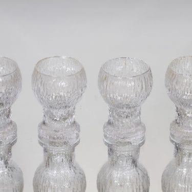 Iittala Kekkerit snapsilasit, 5 cl, 4 kpl, suunnittelija Timo Sarpaneva, 5 cl, pieni