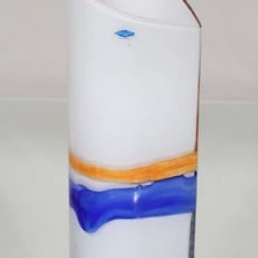 Nuutajärvi maljakko, signeerattu, suunnittelija Inkeri Toikka, signeerattu, suuri