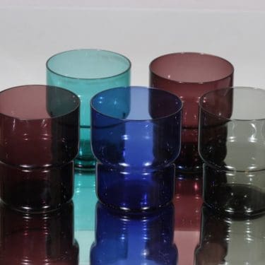 Nuutajärvi Pinottava lasi lasit, 25 cl, 5 kpl, suunnittelija Saara Hopea, 25 cl