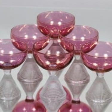 Iittala Briljant cocktail-lasit, 10 cl, 6 kpl, suunnittelija Tapio Wirkkala, 10 cl, lysteri