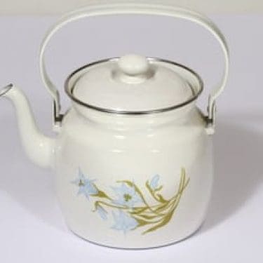 Finel kahvipannu, 1.5 l, suunnittelija Esteri Tomula, 1.5 l, serikuva, kukka-aihe