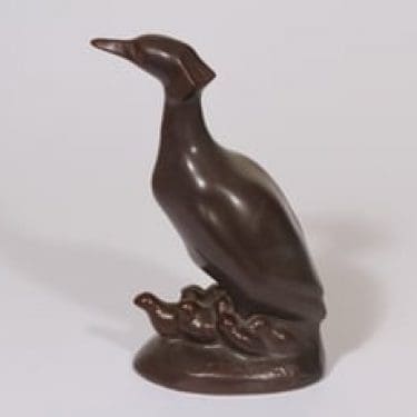 Arabia eläinfiguuri, lintu, suunnittelija Ulf Tikkanen, lintu, signeerattu