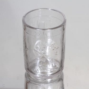 Iittala Suurmieslasi lasi, kirkas, suunnittelija Alfred Gustafsson,