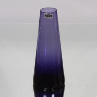 Nuutajärvi SH 105|1404 maljakko, lila, suunnittelija Saara Hopea,