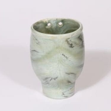 Kupittaan savi seinämaljakko, signeerattu, suunnittelija , signeerattu, valulasite