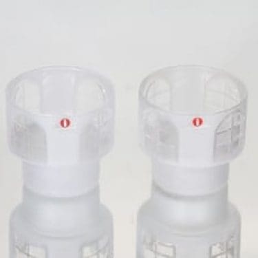 Iittala Balladi tuikkulyhdyt, kirkas, 2 kpl, suunnittelija Jorma Vennola,