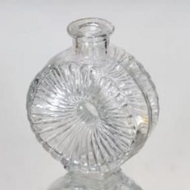 Riihimäen lasi Aurinkopullo koristepullo, pieni 1/4, suunnittelija Helena Tynell, pieni 1/4