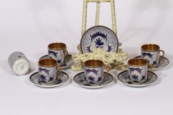 Arabia She-foo mocha cups, 6 pcs, Greta Lisa Jäderholm-Snellman