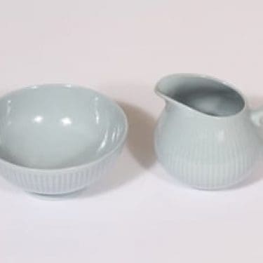 Arabia Sointu sokerikko ja kermakko, sininen, suunnittelija Kaj Franck,