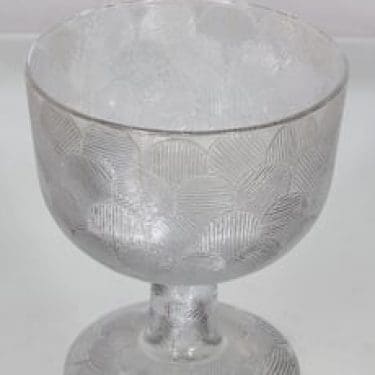 Nuutajärvi Miranda kulho, kirkas, suunnittelija Heikki Orvola,