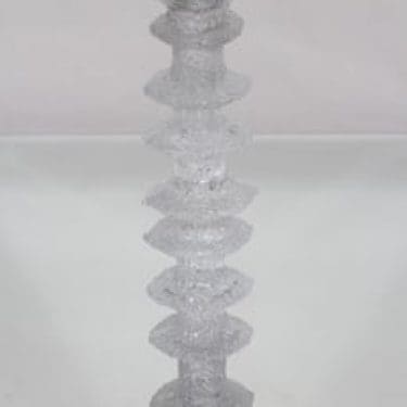 Iittala Festivo kynttilänjalka, signeerattu, suunnittelija Timo Sarpaneva, signeerattu, suuri