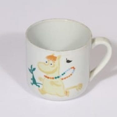 Arabia Muumi lasten muki, suunnittelija Tove Slotte, siirtokuva