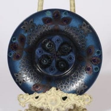 Arabia kulho, käsinmaalattu, suunnittelija Hilkka-Liisa Ahola, käsinmaalattu, signeerattu