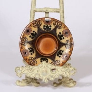 Arabia kulho, käsinmaalattu, suunnittelija Hilkka-Liisa Ahola, käsinmaalattu, pieni, signeerattu