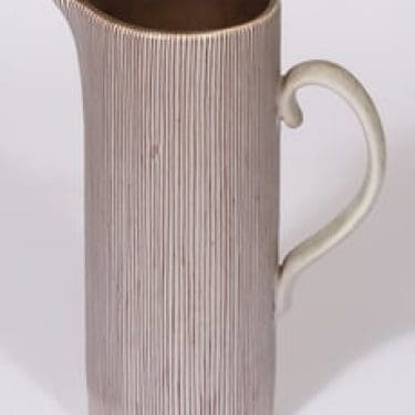 Kupittaan savi kaadin, käsinmaalattu, suunnittelija Marjukka Paasivirta, käsinmaalattu, signeerattu, funktionalismi