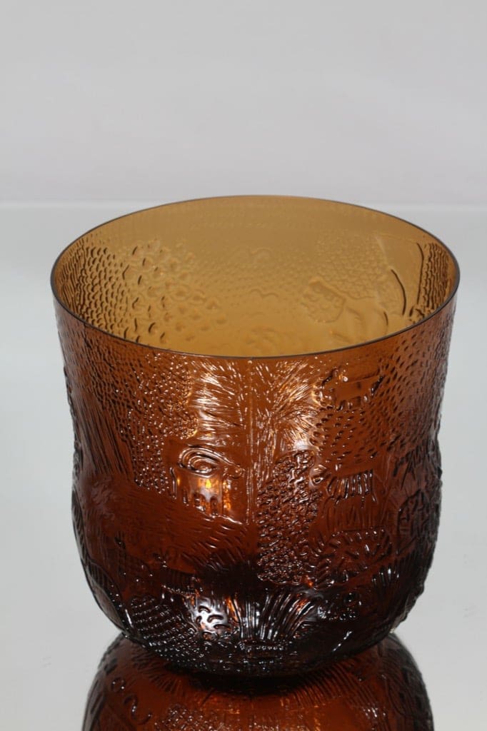 Nuutajärvi Fauna kulho, 2 l, suunnittelija Oiva Toikka, 2 l