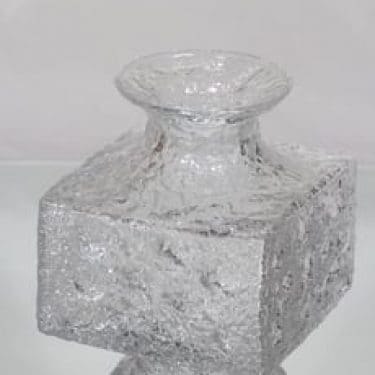 Iittala Crassus maljakko, kirkas, suunnittelija Timo Sarpaneva, suuri