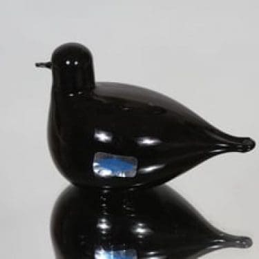 Nuutajärvi Pulmu koristelintu, signeerattu, suunnittelija Oiva Toikka, signeerattu, pieni