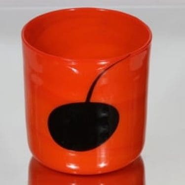 Nuutajärvi maljakko, signeerattu, suunnittelija Heikki Orvola, signeerattu