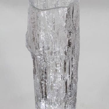 Iittala Avena maljakko, kirkas, suunnittelija Tapio Wirkkala, pieni