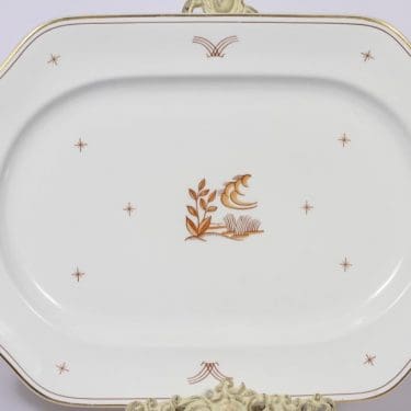 Arabia Säde vati, suunnittelija , suuri, painokoriste, art deco