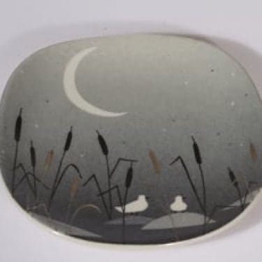 Arabia koristelautanen, suunnittelija Jaana Aalto, pieni, serikuva