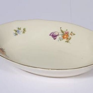 Arabia Kesäkukka kulho, suunnittelija , soikea, siirtokuva