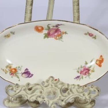 Arabia Kesäkukka sillivati, suunnittelija , pieni, soikea, siirtokuva