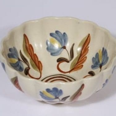 Arabia ARA kulho, käsinmaalattu, suunnittelija Kurt Ekholm, käsinmaalattu