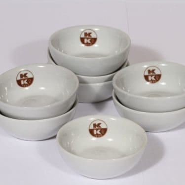 Arabia sokerimaljat, tilattu koriste, 8 kpl, suunnittelija , tilattu koriste, painokoriste