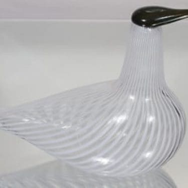 Nuutajärvi koristelintu, Suomen Sotka, suunnittelija Oiva Toikka, Suomen Sotka, suuri, filigraani