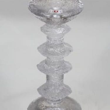 Iittala Festivo kynttilänjalka, kirkas, suunnittelija Timo Sarpaneva,