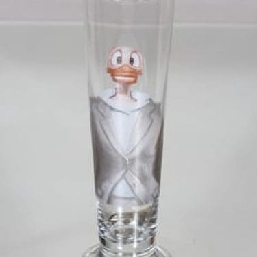 Ritzenhoff Cristal olutlasi, 40 cl, suunnittelija Kaj Stenvall, 40 cl, signeerattu, ankka-aihe