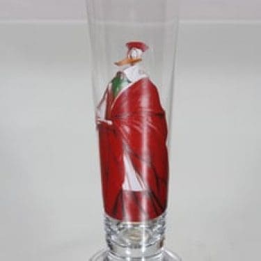 Ritzenhoff Cristal olutlasi, 40 cl, suunnittelija Kaj Stenvall, 40 cl, signeerattu, ankka-aihe