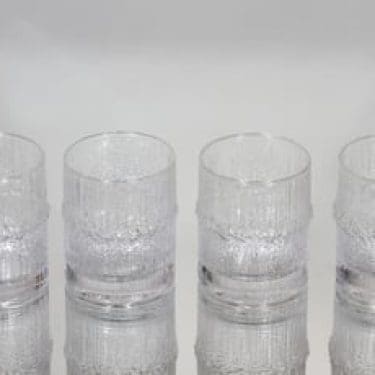 Iittala Niva lasit, 20 cl, 4 kpl, suunnittelija Tapio Wirkkala, 20 cl