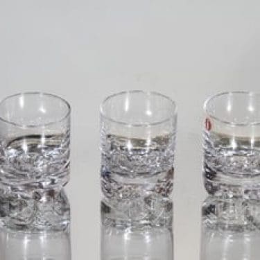 Iittala Gaissa snapsilasit, kirkas, 3 kpl, suunnittelija Tapio Wirkkala, pieni