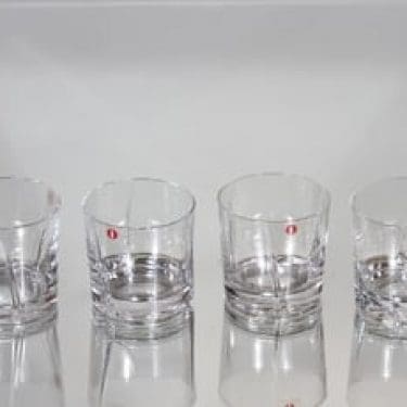 Iittala Viva lasit, kirkas, 4 kpl, suunnittelija Tapio Wirkkala,